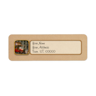 Truck - Bus - The London motor bus 1915 Return Address Label