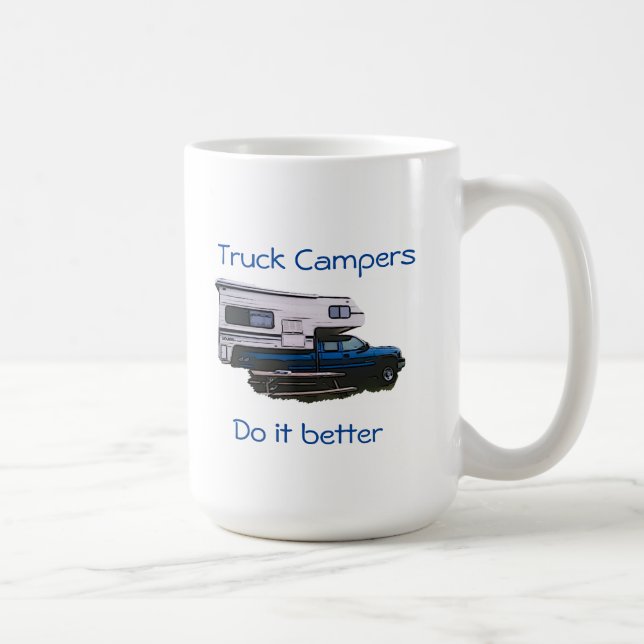 Truck Camper Coffee Mug (Right)