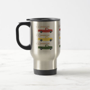 Truck Camper RV Motorhome Camping Rasta Travel Mug