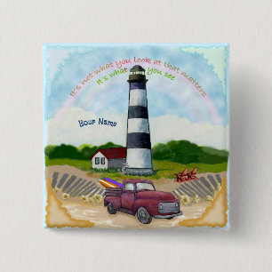 Truck Choice  Lighthouse 15 Cm Square Badge