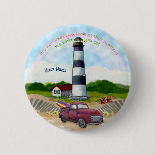 Truck Choice Lighthouse 6 Cm Round Badge