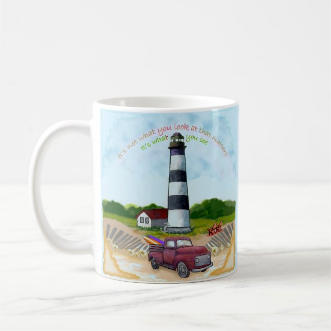 Truck Choice  Lighthouse Coffee Mug (Left)