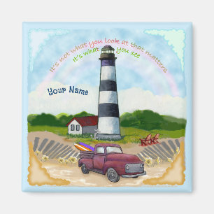  Truck Choice  Lighthouse Magnet