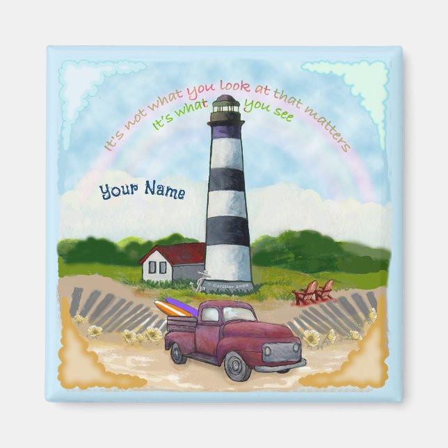  Truck Choice  Lighthouse Magnet (Front)