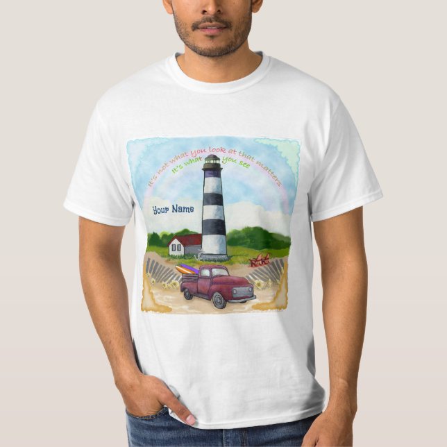 Truck Choice  Lighthouse  T-Shirt (Front)