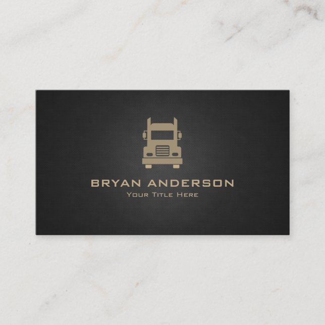 Truck Driver Business Card (Front)