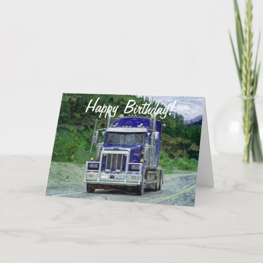 Truck Driver Funny Trucker Birthday Cards Au