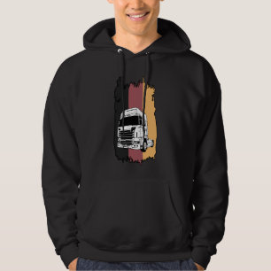 Truck Driver German Trucker Trucks Funny Gift Idea Hoodie