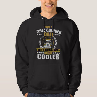 Truck Driver Gift For Dad Semi Big Rig Trucking Tr Hoodie