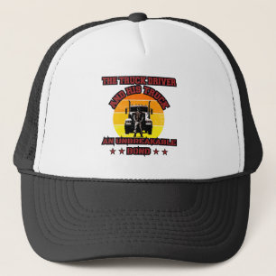 Truck Driver Male Strong Road Bond Pride Design Trucker Hat