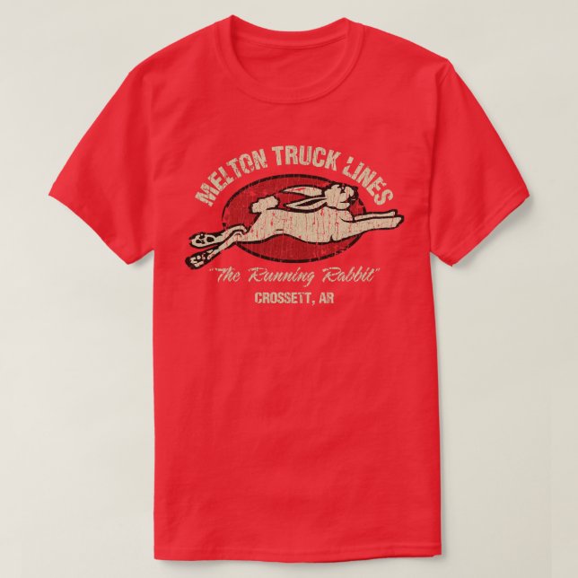 Truck Driver MTL Running Rabbit 1954  T-Shirt (Design Front)