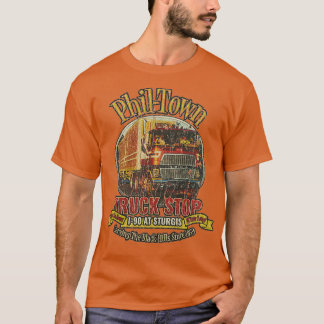 Truck Driver PhilTown Truck Stop T-Shirt