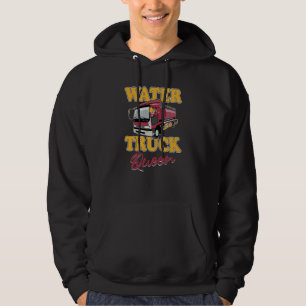 Truck Driver Queen Trucker Trucking Rig Water Tru Hoodie