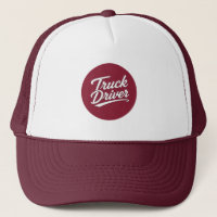 Truck Driver Script Typography Gift