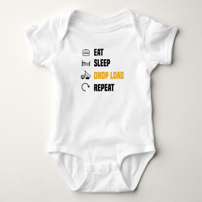 Truck Driver Truck Driver Vice Trucker Sayings Baby Bodysuit (Front)