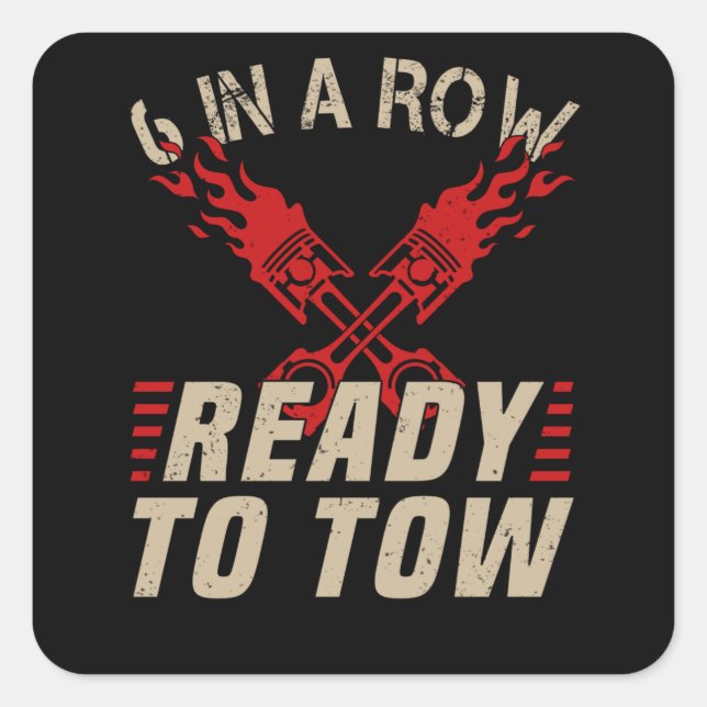 Truck Driver Truck Driver Vice Trucker Sayings Square Sticker (Front)