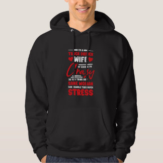 Truck Driver Wife Girlfriend Design for Truck Driv Hoodie