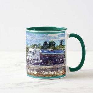 Truck-Drivers Coffee's On Fun Drinkware Mug