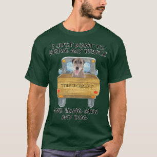 Truck Driving Dog Great Pyrenee 2 T-Shirt
