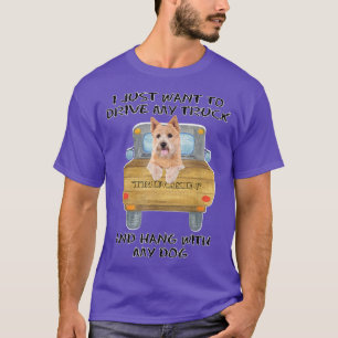Truck Driving Dog Norwich Terrier T-Shirt