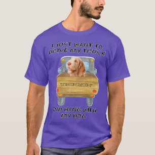 Truck Driving Dog Spinoni Italiani T-Shirt