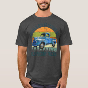 Truck Easily Distracted By Old Pickup Trucks Funny T-Shirt