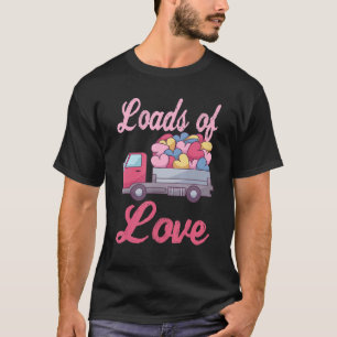 Truck Filled With Hearts And Love T-Shirt