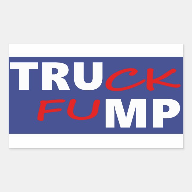 Truck Fump Rectangular Sticker (Front)