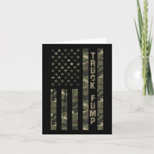 Truck Fump United States Distressed Camo W Us Card
