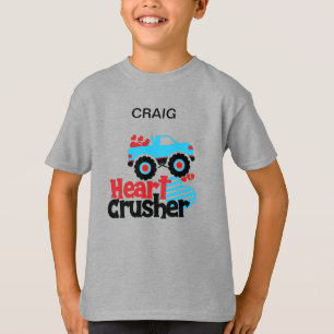 "TRUCK HEART CRUSHER"  T-SHIRT PERSONALIZED