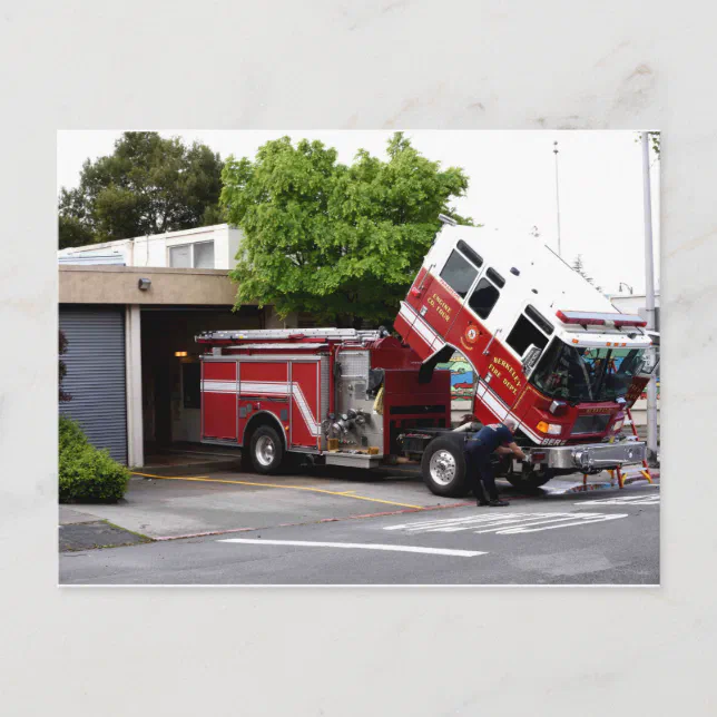 Truck Inspection Postcard | Zazzle