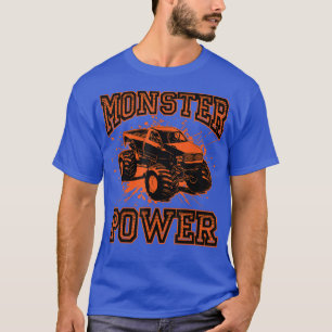 Truck Monster Power Gift For Boys T-Shirt