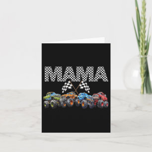 Truck Mum Monster Truck Mama Era Mothers Day Truck Card
