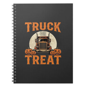 Truck or Treat Halloween Semi Truck Design_1 Notebook