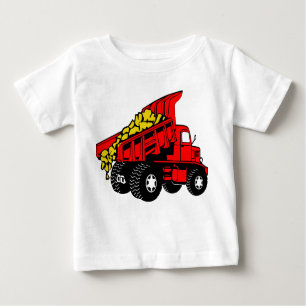 Truck red   kids boys baby T-Shirt