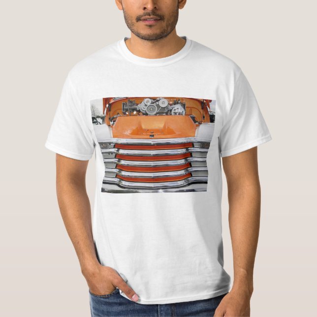 Truck Show classic chrome grill T-Shirt (Front)