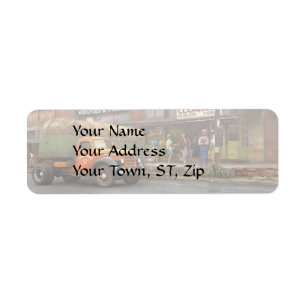 Truck - The city grocer 1939 Return Address Label