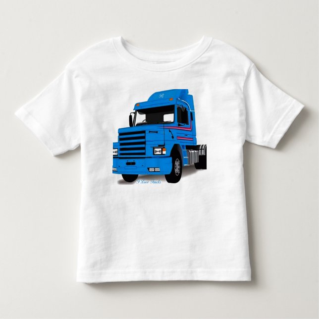 Truck Toddler T-Shir T-Shirt (Front)
