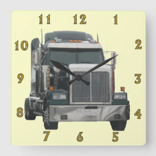 Truck Tractor Wall Clock