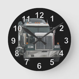 Truck Tractor Wall Clock