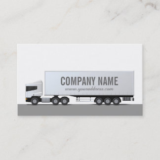 Truck - Transportation & Logistics Simple Card