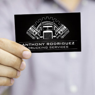 Truck   Trucking Services   Logistics Business Card