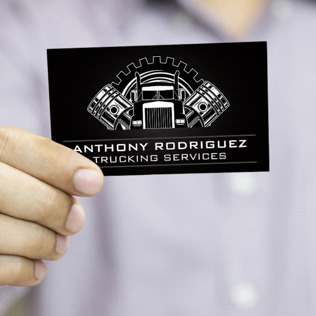Truck | Trucking Services | Logistics Business Card (Creator Uploaded)