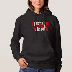 Truck Yeah Freedom Convoy 2022 Canada Trucker Driv Hoodie