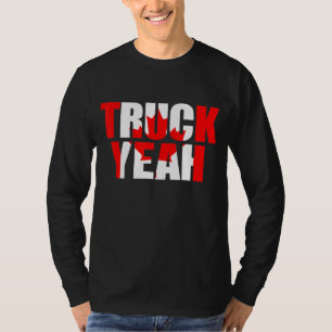 Truck Yeah Freedom Convoy 2022 Canada Trucker Driv T-Shirt