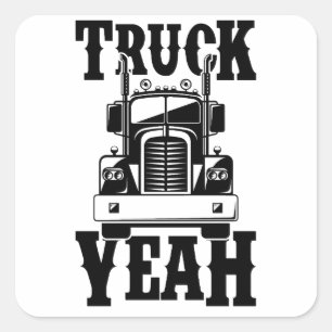 Truck Yeah Square Sticker