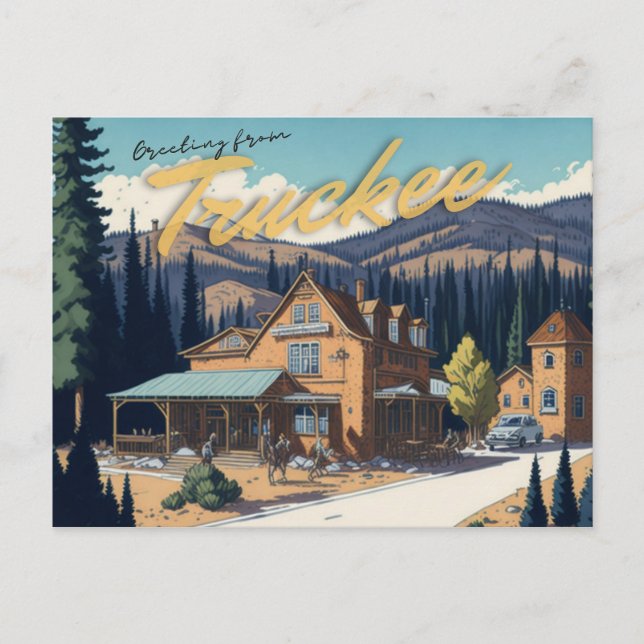 Truckee, CA Postcard (Front)