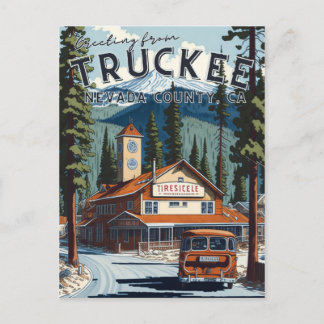 Truckee, CA Postcard