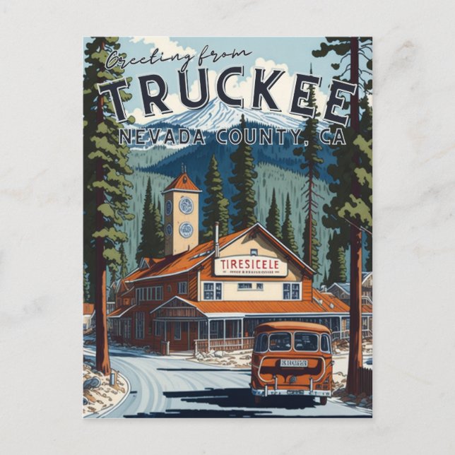 Truckee, CA Postcard (Front)