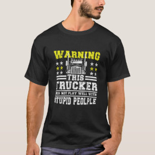 Trucker Accessories for Truck Driver Diesel Lover T-Shirt
